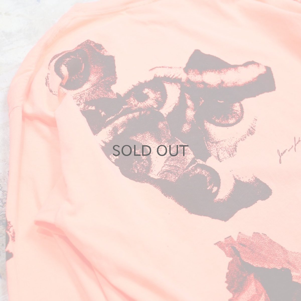 画像9: 【JESUS AND JOHN】CHAOS L/S T-SHIRTS / ORANGE (9)