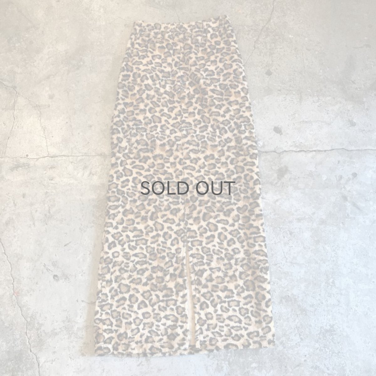 画像2: 【Wiz&Witch】"1950" BACK SLIT LONG SKIRT / FREE (2)