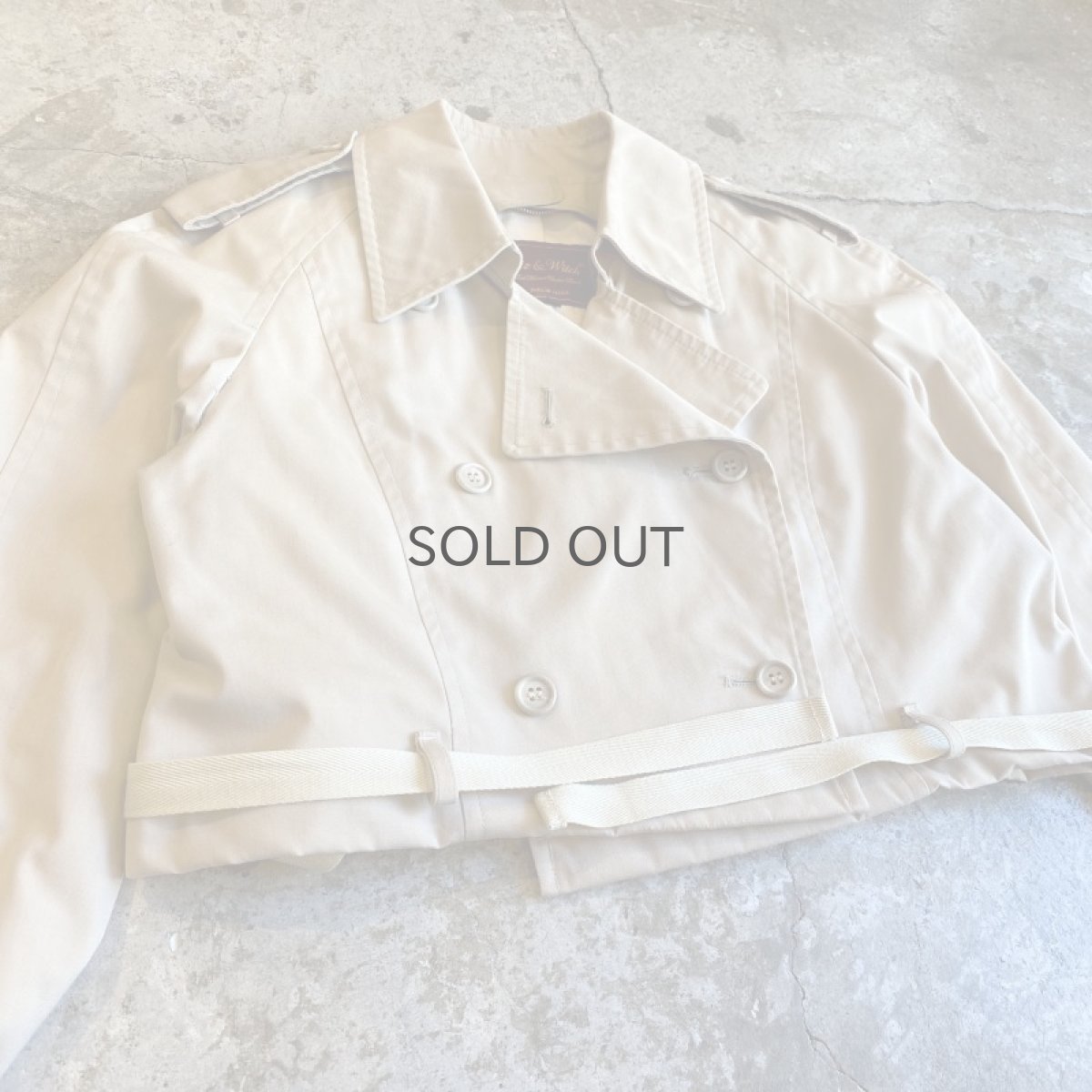 画像3: 【Wiz&Witch】"THE U.K" SHORT TRENCH JACKET / OS (3)