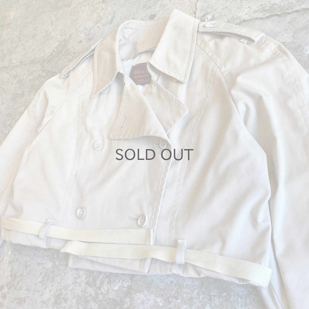 画像4: 【Wiz&Witch】"THE U.K" SHORT TRENCH JACKET / OS (4)