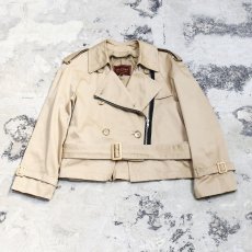 画像1: 【Wiz&Witch】"THE U.K" SHORT TRENCH RIDERS JACKET / OS (1)