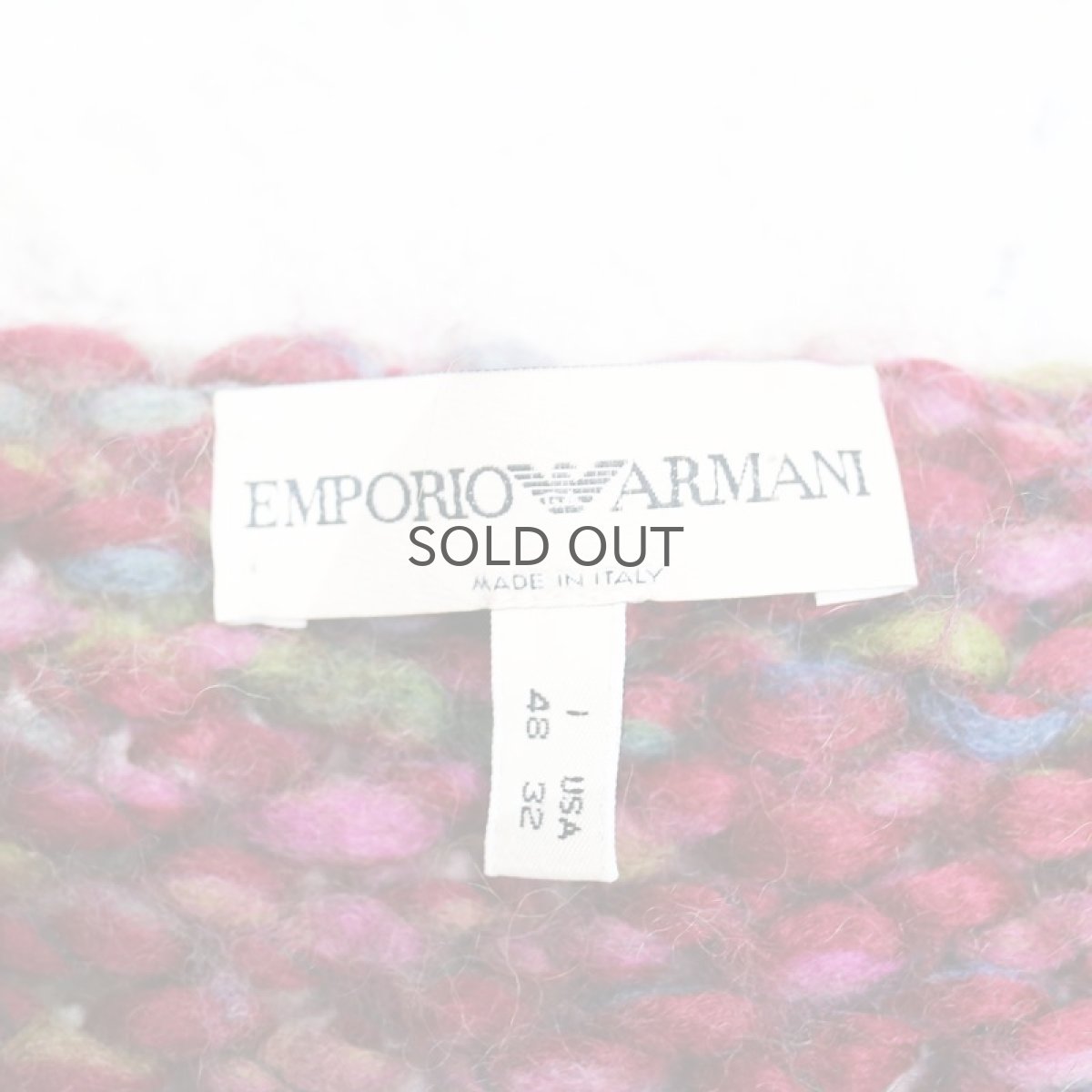 画像9: 【EMPORIO ARMANI】MIX COLOR KNIT / Mens L / MADE IN ITALY (9)