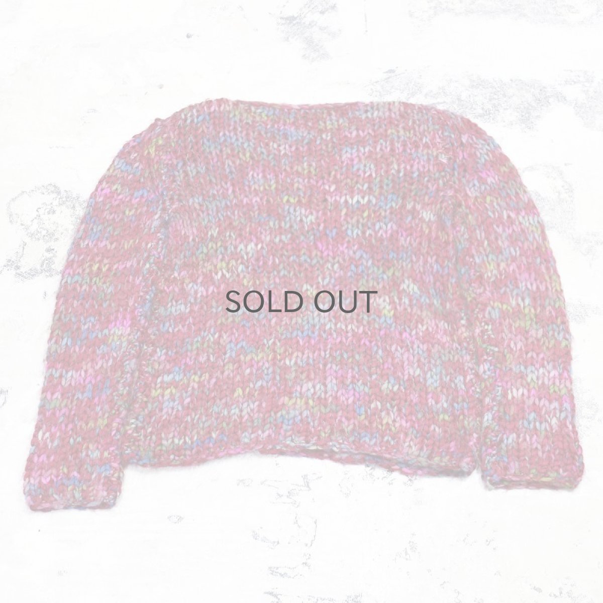 画像2: 【EMPORIO ARMANI】MIX COLOR KNIT / Mens L / MADE IN ITALY (2)