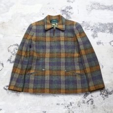 画像1: 【RALPH LAUREN】WOOL CHECK PATTERN JACKET / Mens M(Ladies L) (1)