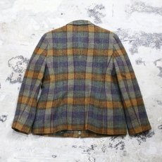 画像2: 【RALPH LAUREN】WOOL CHECK PATTERN JACKET / Mens M(Ladies L) (2)