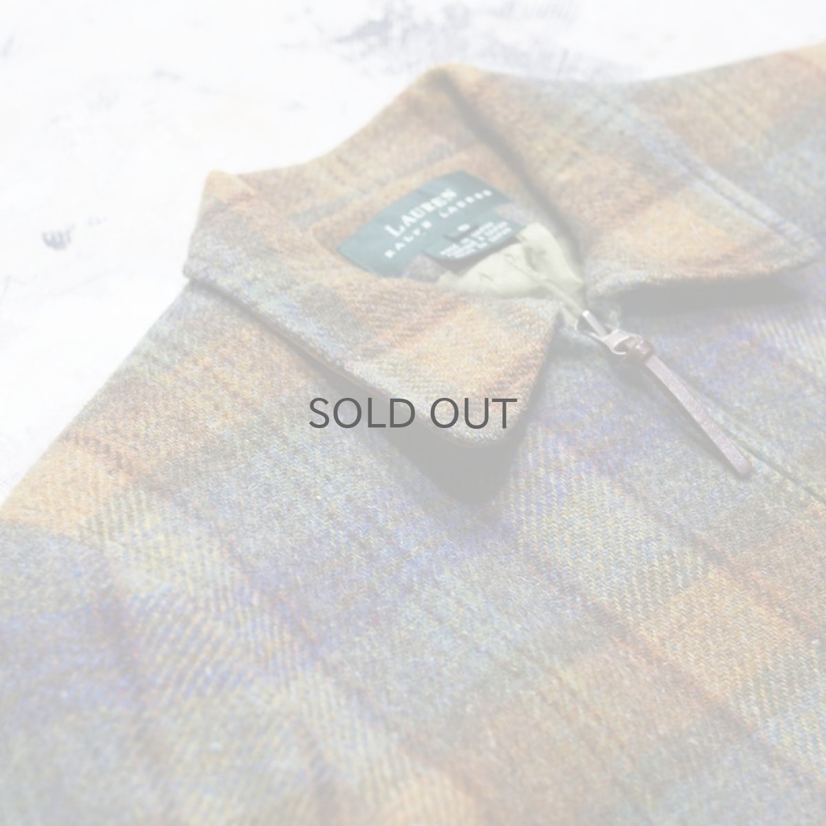 画像3: 【RALPH LAUREN】WOOL CHECK PATTERN JACKET / Mens M(Ladies L) (3)