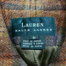 画像9: 【RALPH LAUREN】WOOL CHECK PATTERN JACKET / Mens M(Ladies L) (9)