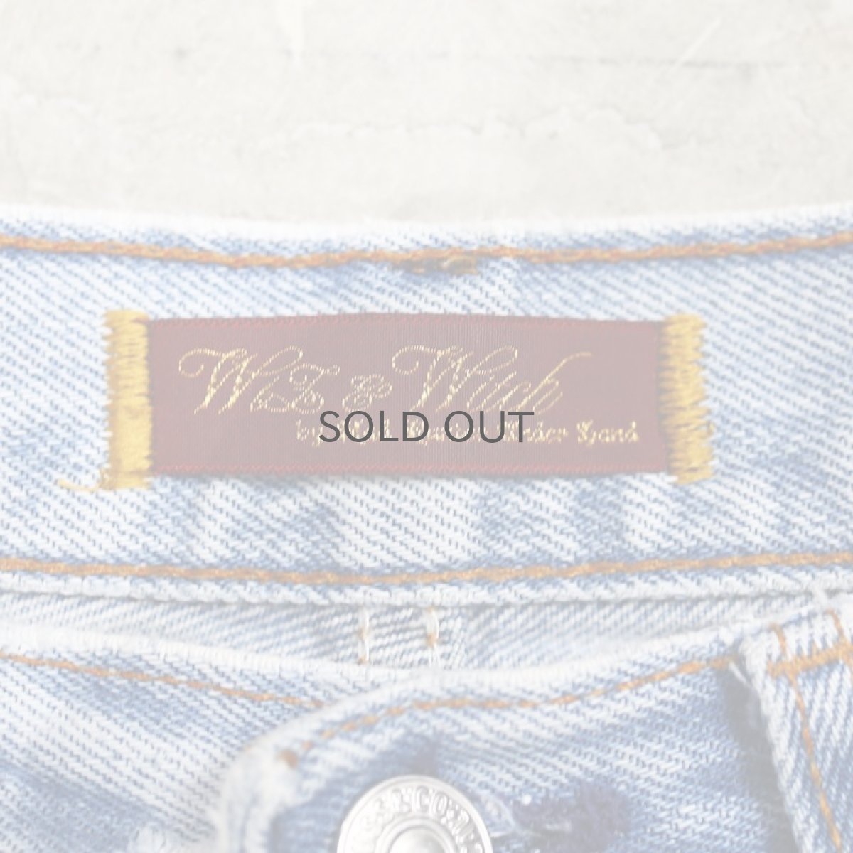 画像9: 【Wiz&Witch】"DIRTY BEAUTIFUL" CRUST ART JEANS / W32 (9)