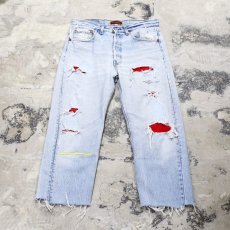 画像1: 【Wiz&Witch】"DIRTY BEAUTIFUL" CRUST ART JEANS / W32 (1)