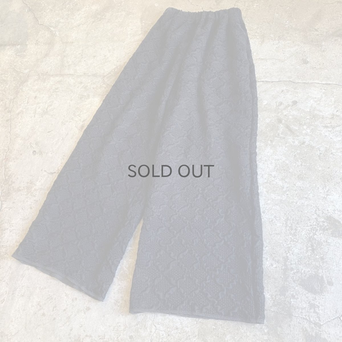 画像2: 【Wiz&Witch】VELOUR GEOMETRIC PANTS / FREE (2)