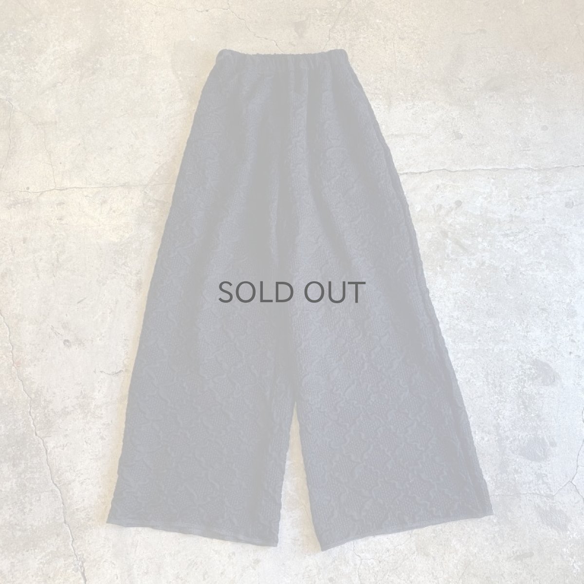 画像1: 【Wiz&Witch】VELOUR GEOMETRIC PANTS / FREE (1)