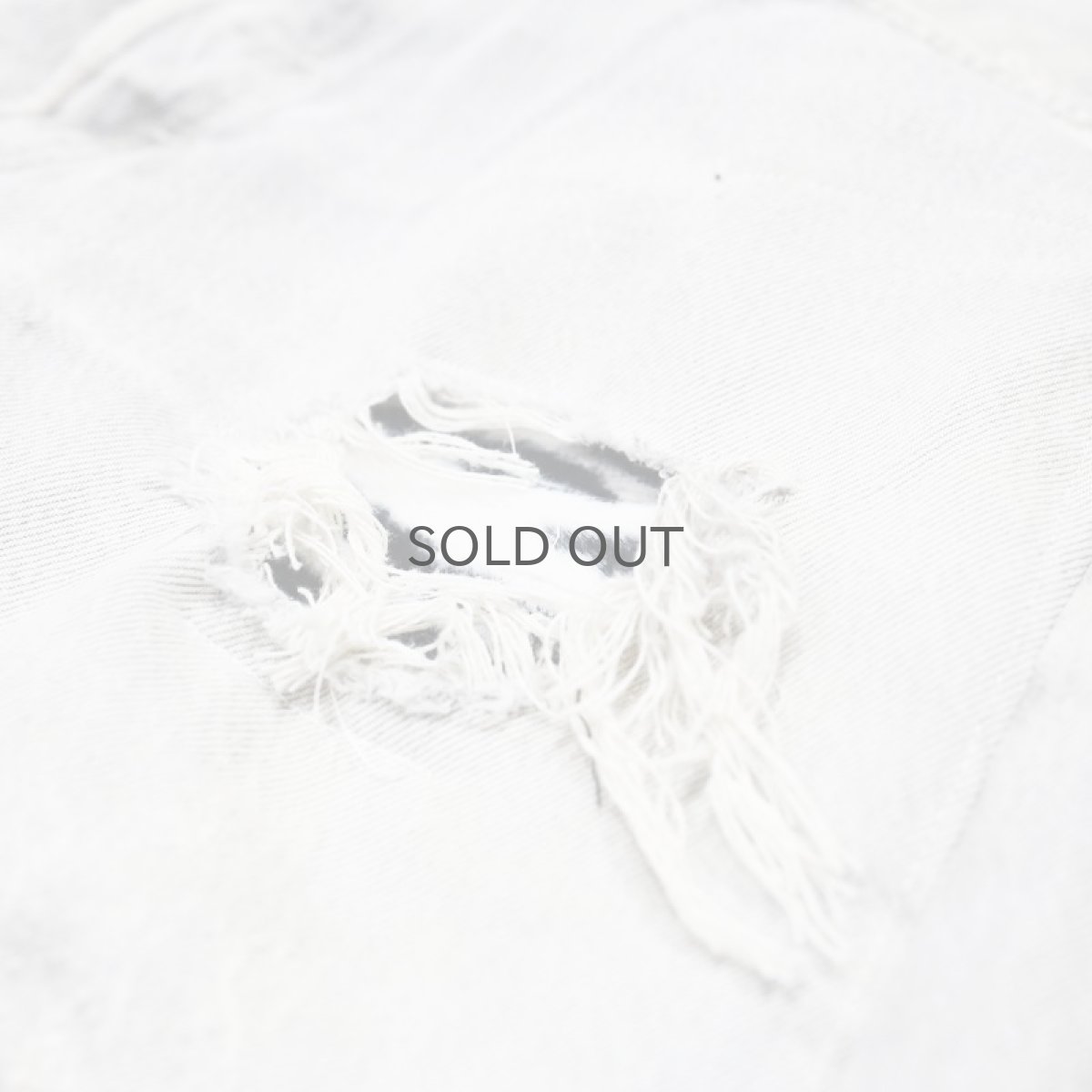 画像4: 【Wiz&Witch】"DIRTY BEAUTIFUL" ZEBRA DAMAGE JEANS / W33 (4)