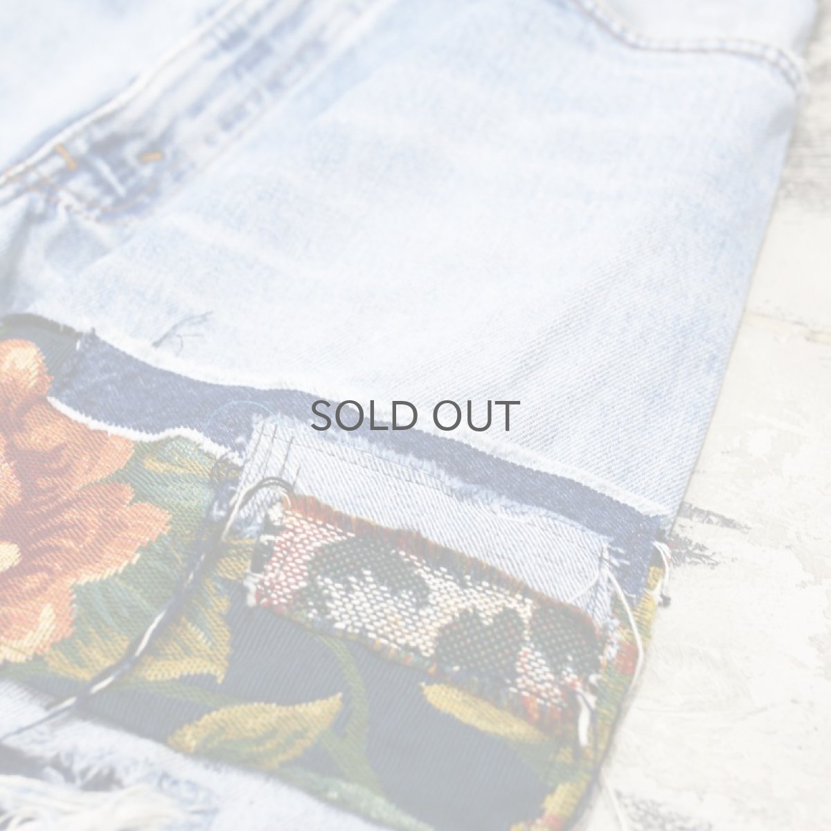 画像4: 【Wiz&Witch】"DIRTY BEAUTIFUL" GOBELIN CRUST JEANS / W30 (4)