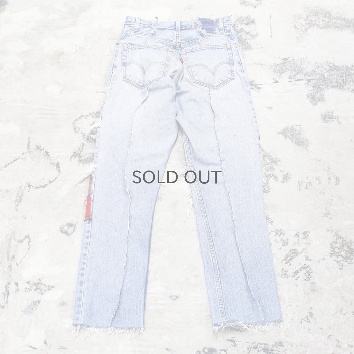 画像2: 【Wiz&Witch】"DIRTY BEAUTIFUL" CRUST ART JEANS/ W30 (2)