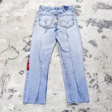 画像2: 【Wiz&Witch】"DIRTY BEAUTIFUL" CRUST ART JEANS/ W30 (2)