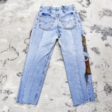 画像2: 【Wiz&Witch】"DIRTY BEAUTIFUL" GOBELIN CRUST JEANS / W30 (2)