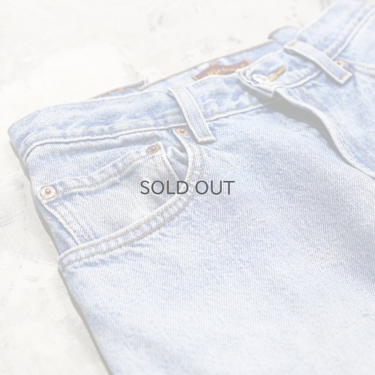 画像3: 【Wiz&Witch】"DIRTY BEAUTIFUL" CRUST ART JEANS/ W30 (3)