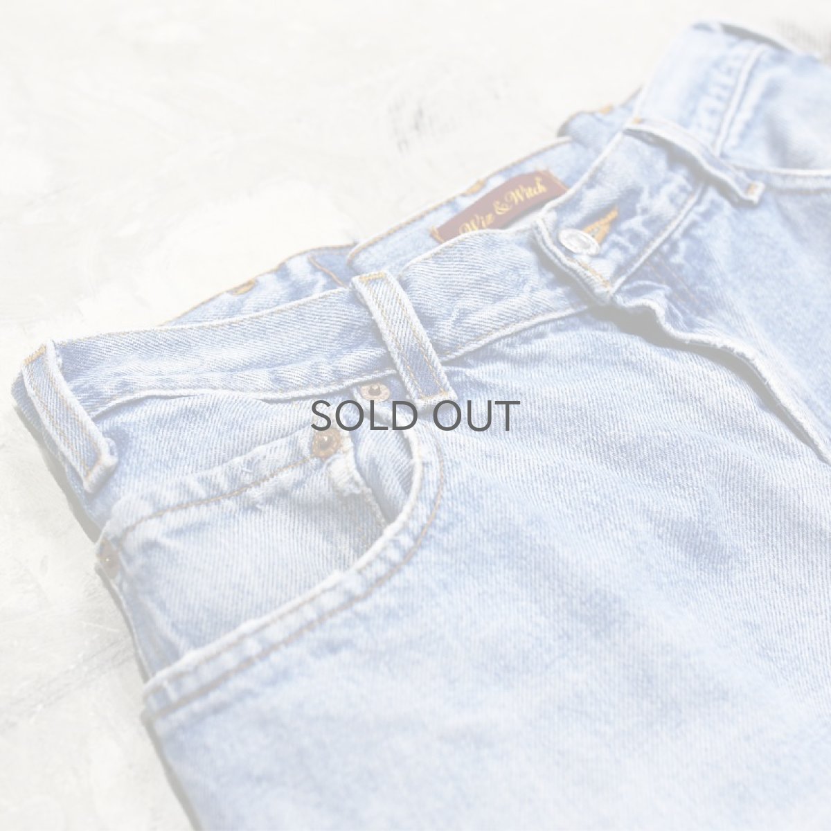 画像3: 【Wiz&Witch】"DIRTY BEAUTIFUL" GOBELIN CRUST JEANS / W30 (3)