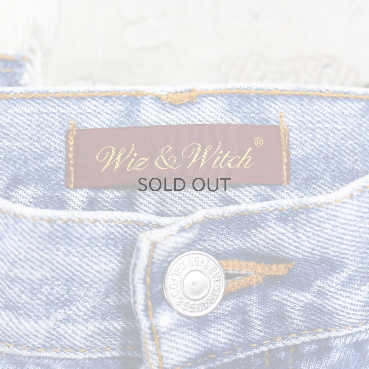 画像9: 【Wiz&Witch】"DIRTY BEAUTIFUL" GOBELIN CRUST JEANS / W30 (9)