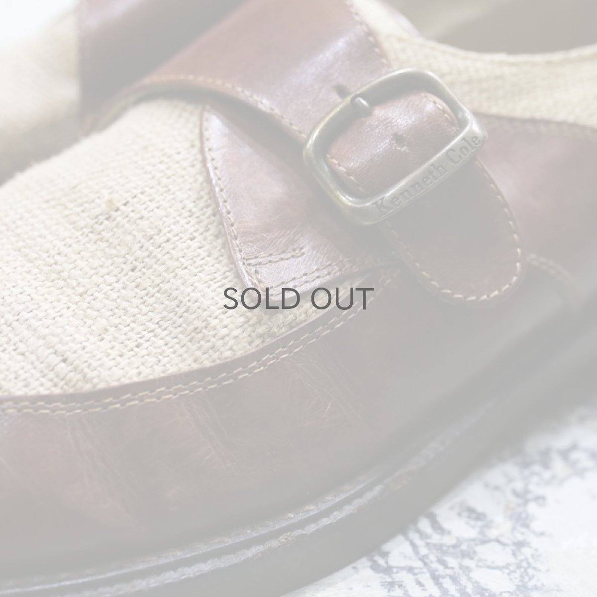 画像3: MONK STRAP WING TIP SHOES / 9.5 / MADE IN ITALY (3)