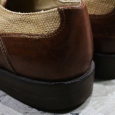 画像4: MONK STRAP WING TIP SHOES / 9.5 / MADE IN ITALY (4)