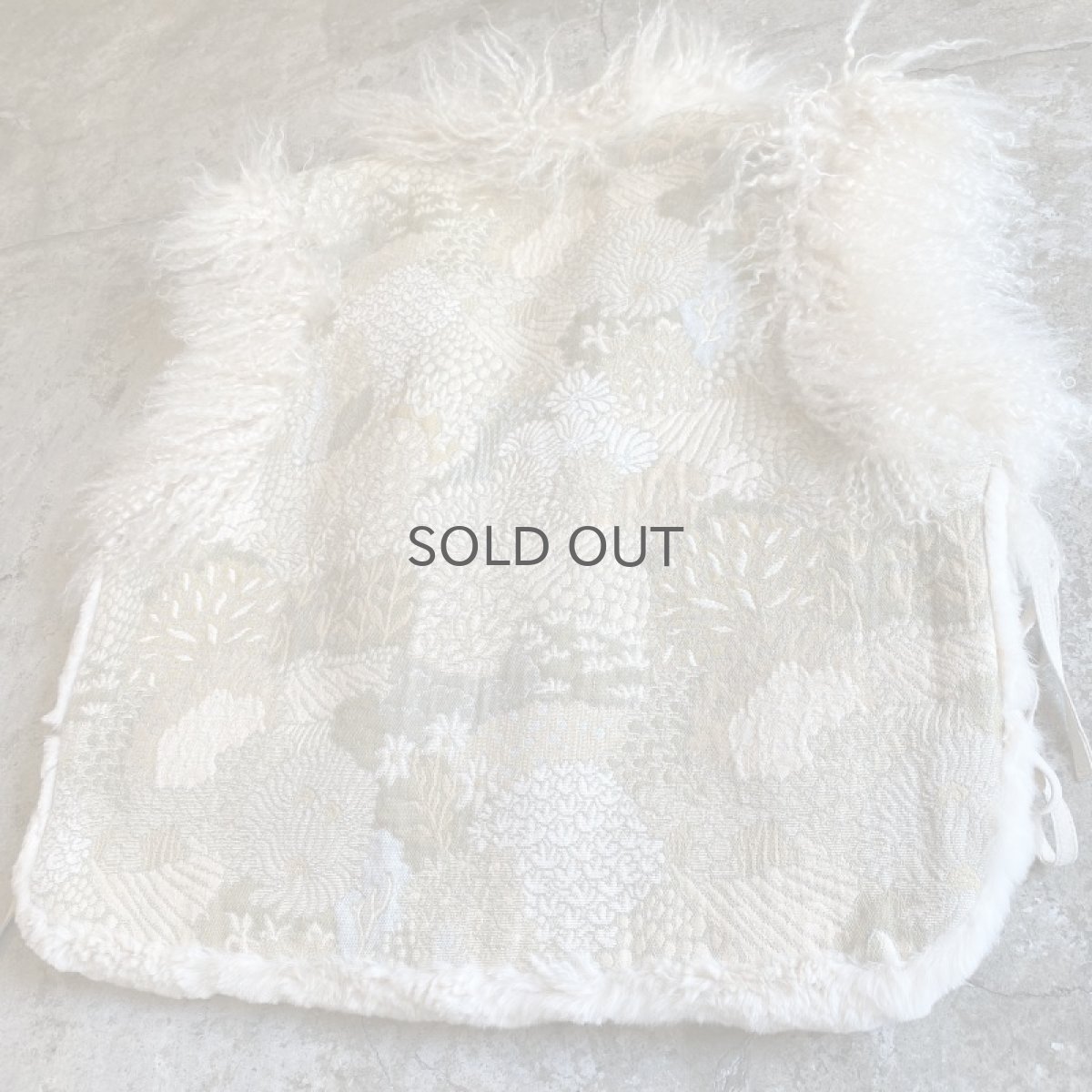 画像9: OLD SHEEP FUR REVERSIBLE DESIGN VEST / Ladies M (9)