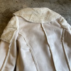 画像6: 【Wiz&Witch】"THE U.K" FAUX MOUTON BUFFALO SHORT COAT / WHITE (6)