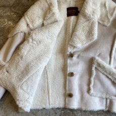 画像5: 【Wiz&Witch】"THE U.K" FAUX MOUTON BUFFALO SHORT COAT / WHITE (5)