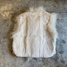 画像4: OLD SHEEP FUR REVERSIBLE DESIGN VEST / Ladies M (4)