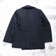 画像2: 80's US.NAVY MELTON WOOL PEA COAT / Mens M (2)