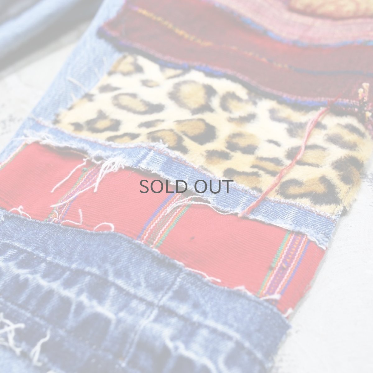 画像6: 【Wiz&Witch】"DIRTY BEAUTIFUL" CRUST ART JEANS/ W30 (6)