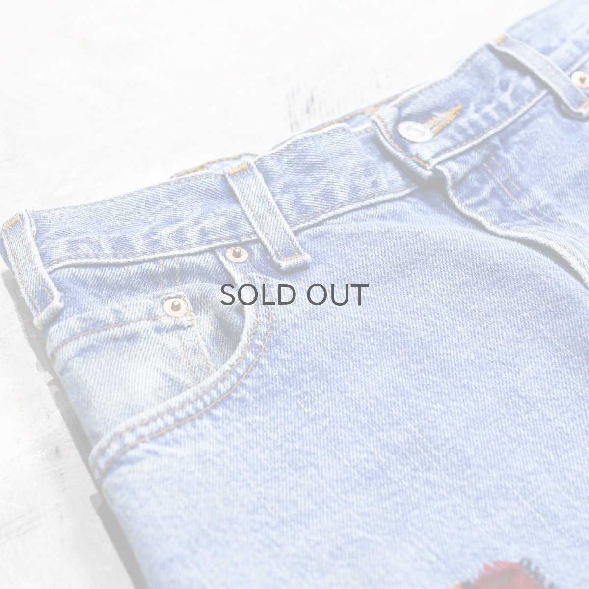 画像3: 【Wiz&Witch】"DIRTY BEAUTIFUL" CRUST ART JEANS/ W30 (3)