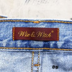 画像8: 【Wiz&Witch】"DIRTY BEAUTIFUL" CRUST ART JEANS/ W30 (8)