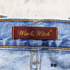 画像8: 【Wiz&Witch】"DIRTY BEAUTIFUL" CRUST ART JEANS/ W30 (8)