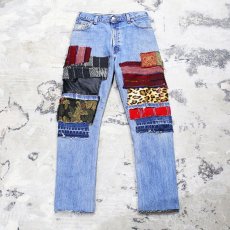 画像1: 【Wiz&Witch】"DIRTY BEAUTIFUL" CRUST ART JEANS/ W30 (1)