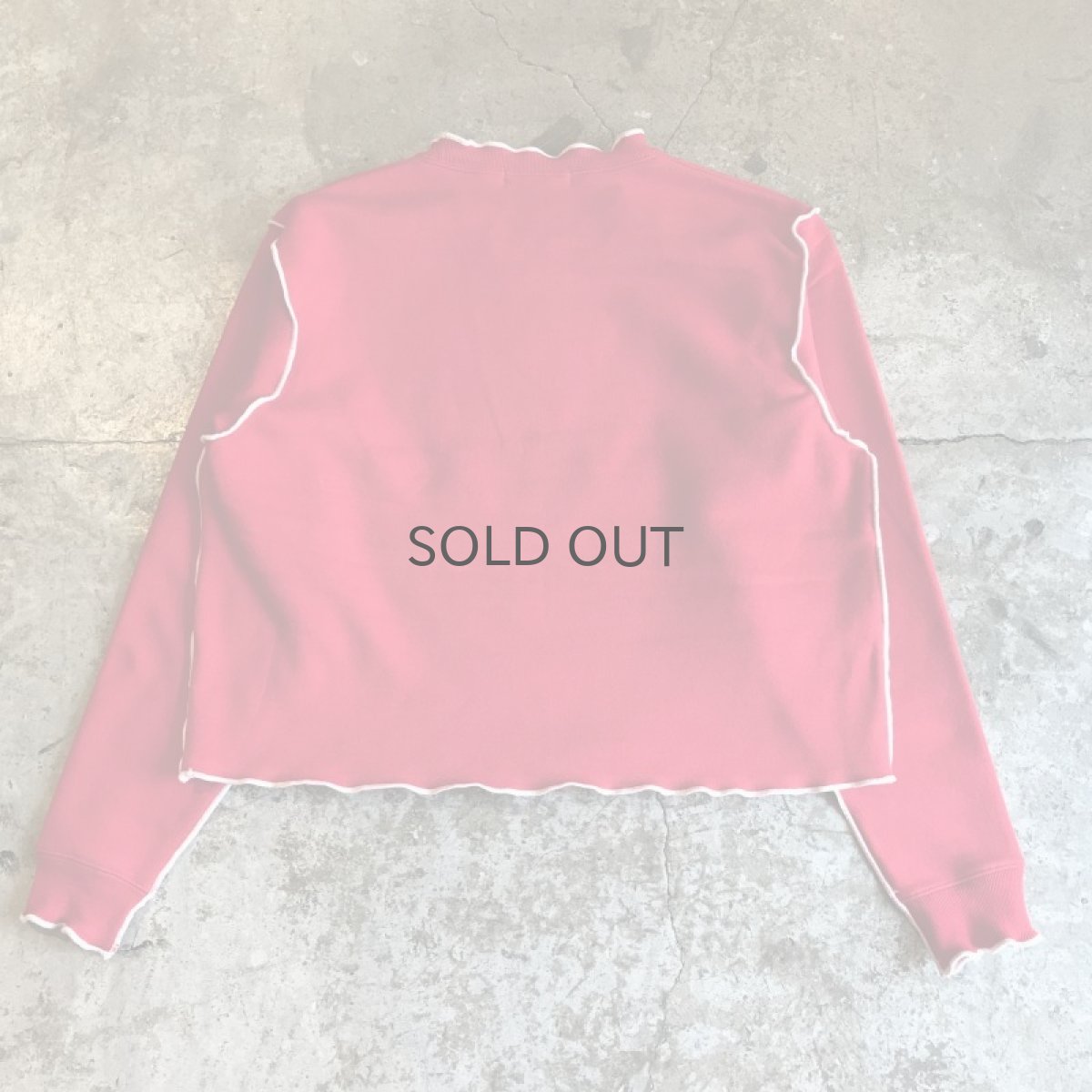 画像2: 【Wiz&Witch】"OUT STITCH" WIDE SWEAT / OS (2)