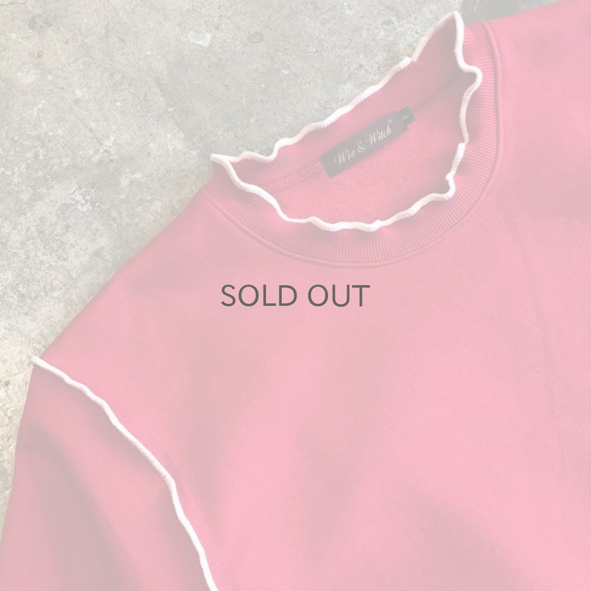 画像7: 【Wiz&Witch】"OUT STITCH" WIDE SWEAT / OS (7)