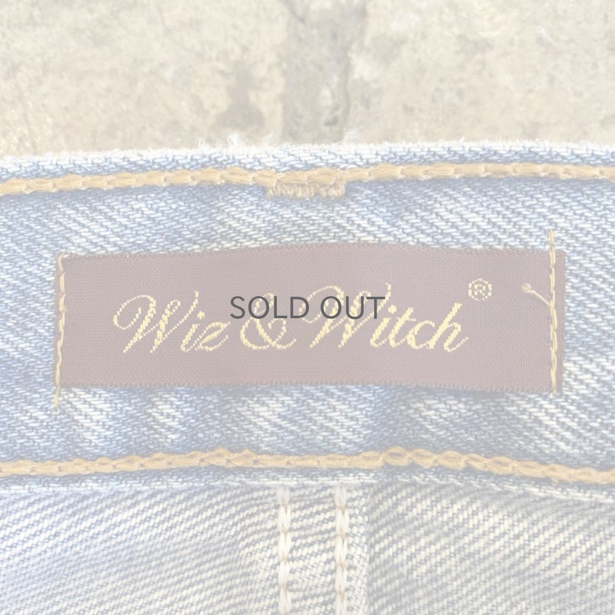 画像8: 【Wiz&Witch】"DIRTY BEAUTIFUL" GOBELIN CRUST JEANS / W29 (8)
