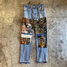 画像1: 【Wiz&Witch】"DIRTY BEAUTIFUL" GOBELIN CRUST JEANS / W29 (1)