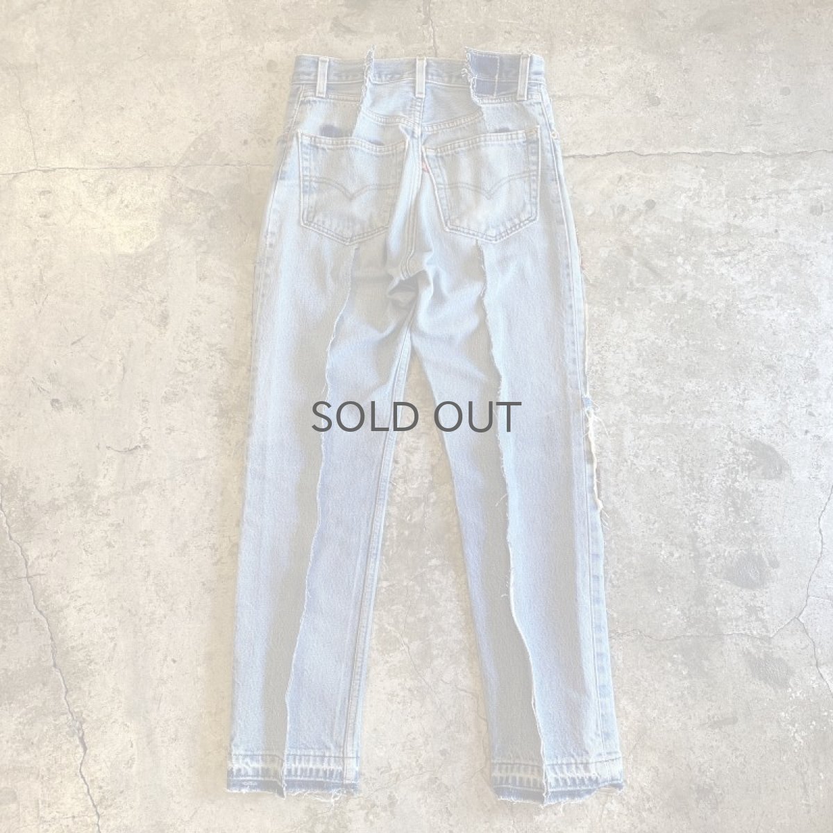 画像2: 【Wiz&Witch】"DIRTY BEAUTIFUL" GOBELIN CRUST JEANS / W29 (2)