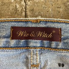 画像9: 【Wiz&Witch】"DIRTY BEAUTIFUL" DENIM PATCHWORK PANTS / W29 (9)