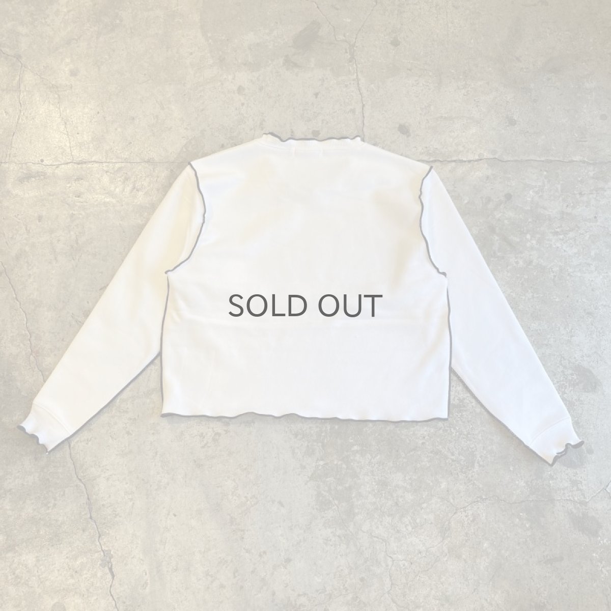 画像2: 【Wiz&Witch】"OUT STITCH" WIDE SWEAT / OS (2)