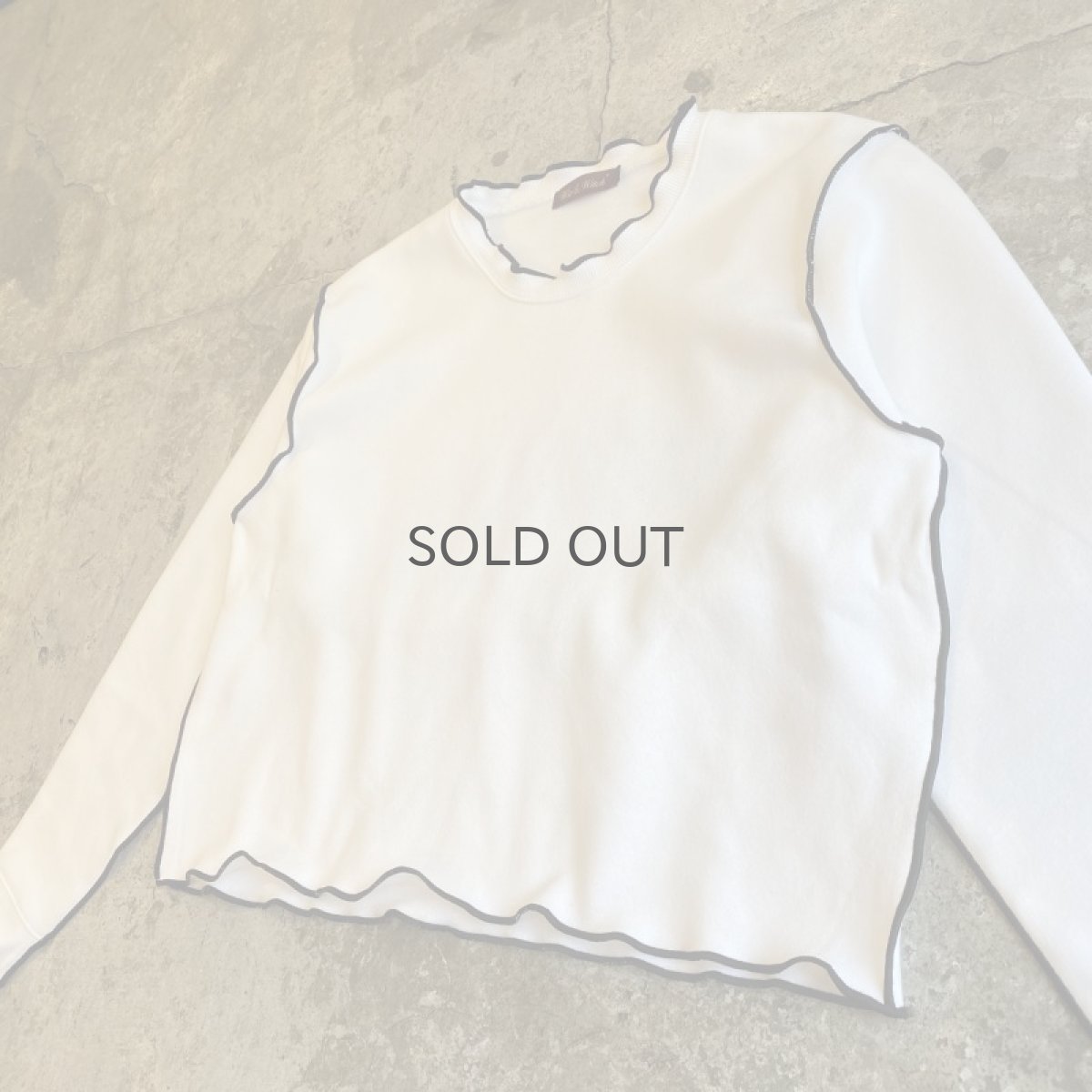 画像3: 【Wiz&Witch】"OUT STITCH" WIDE SWEAT / OS (3)