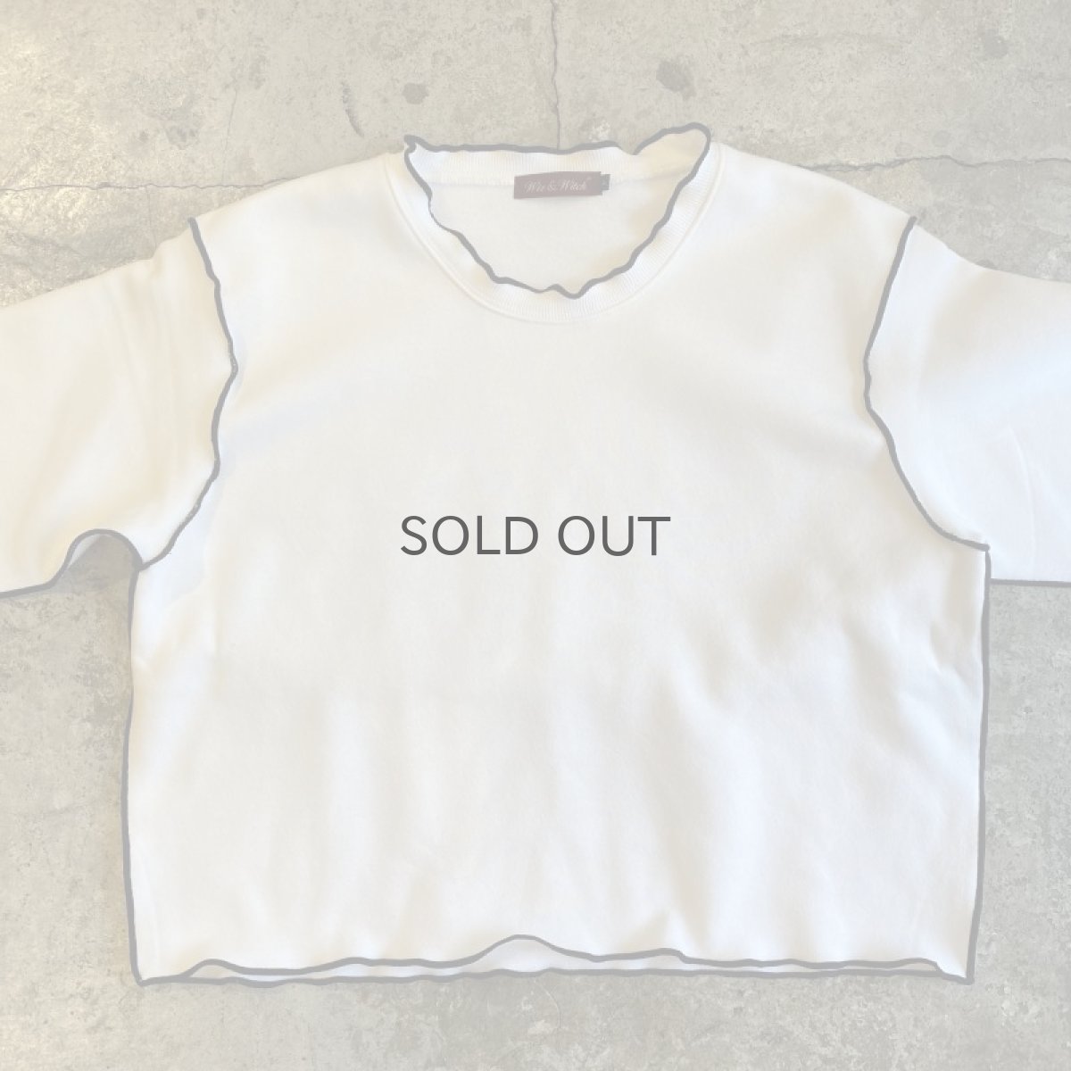 画像4: 【Wiz&Witch】"OUT STITCH" WIDE SWEAT / OS (4)