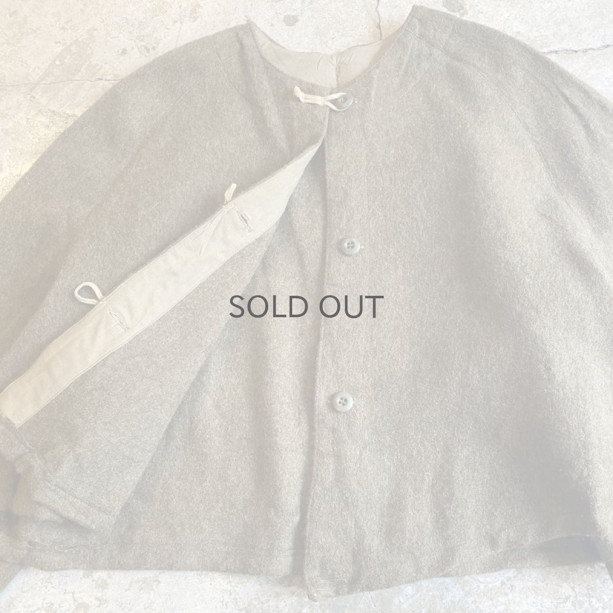 画像5: 【Wiz&Witch】"MOUNTAIN" OLD FRANCE WOOL CHINA JACKET / OS (5)