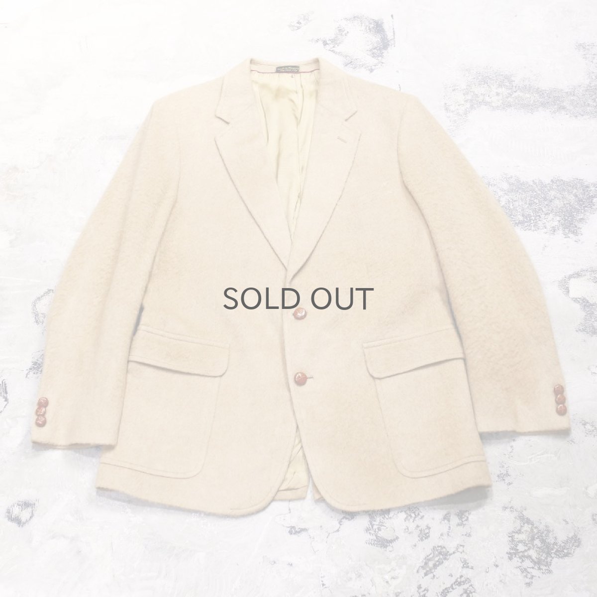 画像1: CAMEL HAIR TAILORED JACKET / Mens L (1)