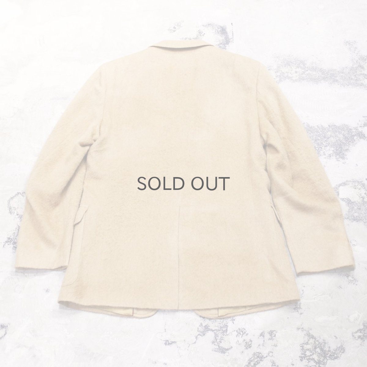 画像2: CAMEL HAIR TAILORED JACKET / Mens L (2)