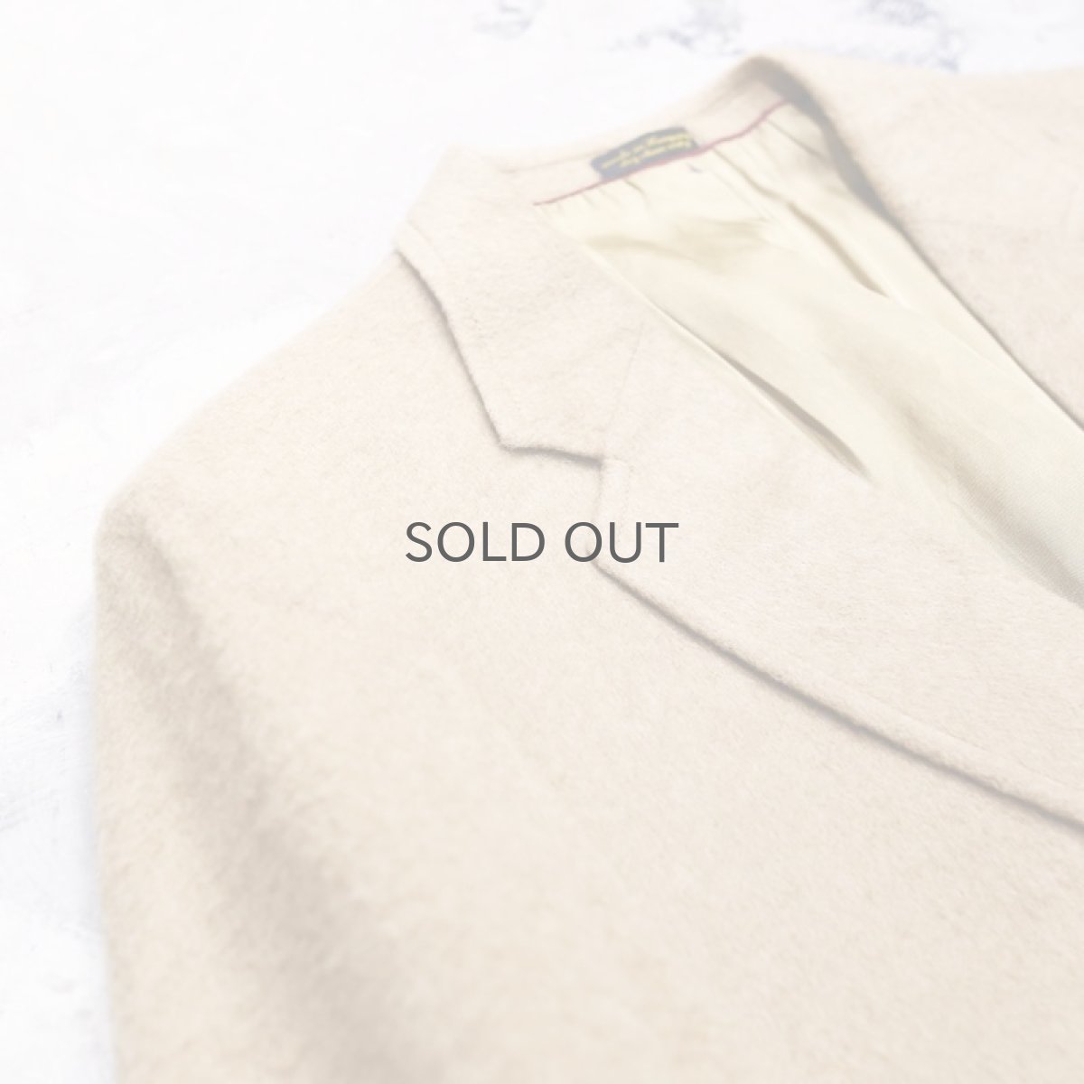 画像3: CAMEL HAIR TAILORED JACKET / Mens L (3)