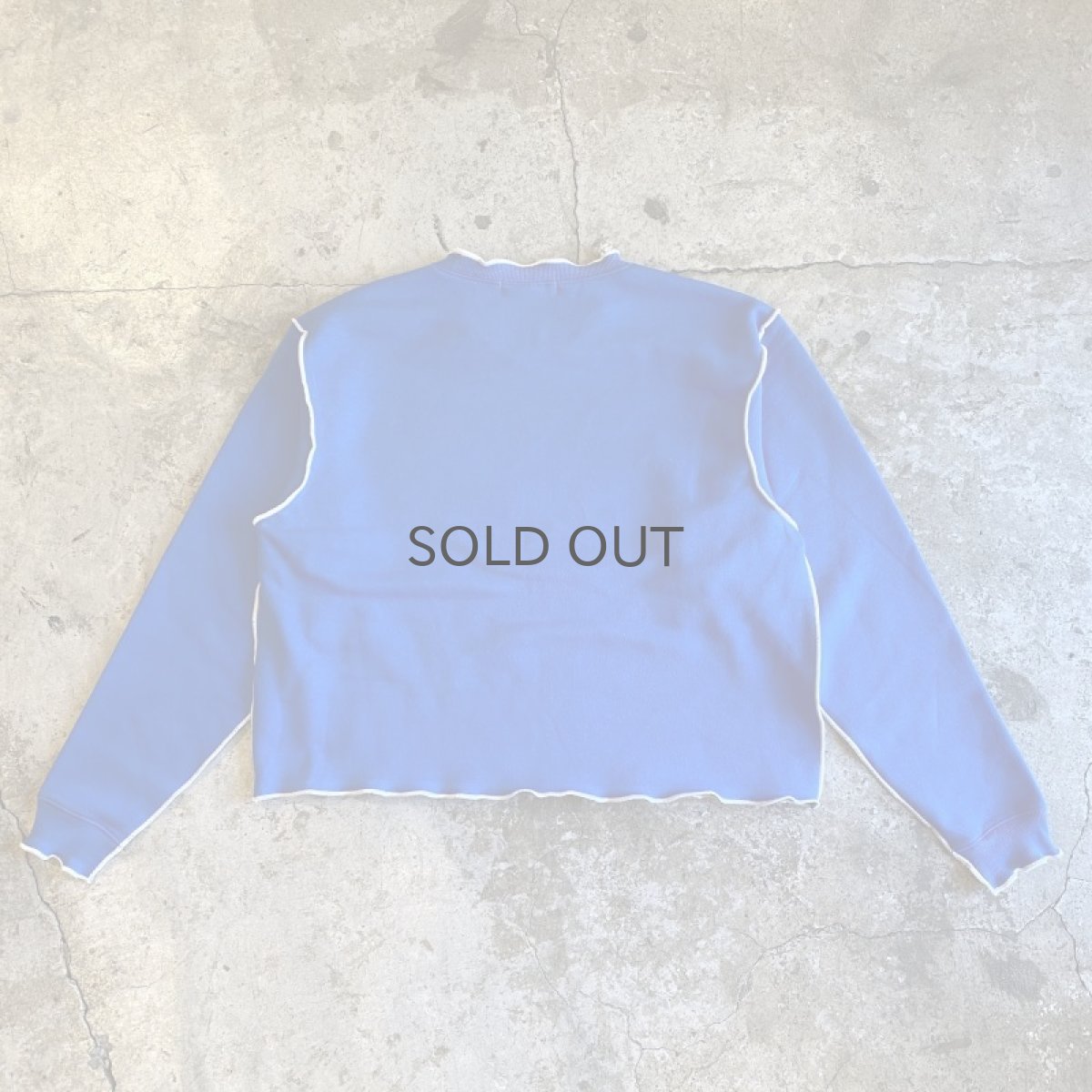 画像2: 【Wiz&Witch】"OUT STITCH" WIDE SWEAT / OS (2)