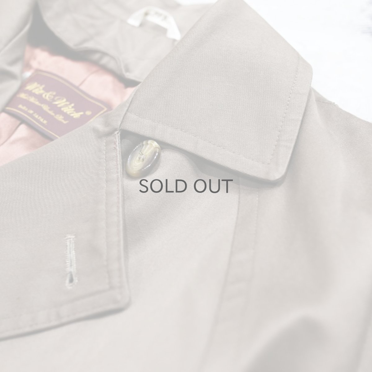画像4: 【Wiz&Witch】"THE U.K" SHORT TRENCH JACKET / OS (4)